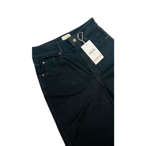 NWT! Sezane Le Crop Denim BLACK/NOIR  SIZE-10 - Picture 8 of 11